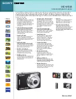 Sony CYBER-SHOT DSC-W55 Specifications preview