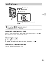 Preview for 15 page of Sony Cyber-shot DSC-W550 Instruction Manual