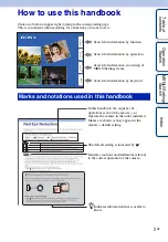 Preview for 2 page of Sony Cyber-shot DSC-W560 Handbook