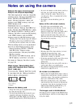 Preview for 3 page of Sony Cyber-shot DSC-W560 Handbook