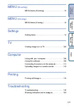 Preview for 5 page of Sony Cyber-shot DSC-W560 Handbook