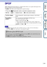 Preview for 72 page of Sony Cyber-shot DSC-W560 Handbook