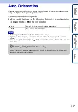 Preview for 79 page of Sony Cyber-shot DSC-W560 Handbook