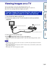 Preview for 105 page of Sony Cyber-shot DSC-W560 Handbook