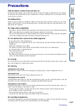 Preview for 135 page of Sony Cyber-shot DSC-W560 Handbook