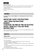 Preview for 2 page of Sony Cyber-shot DSC-W570 Instruction Manual