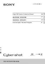 Sony Cyber-shot DSC-W570D Instruction Manual preview