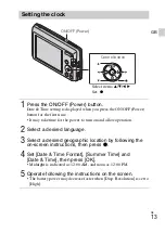 Предварительный просмотр 13 страницы Sony Cyber-shot DSC-W620 Instruction Manual