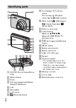 Предварительный просмотр 8 страницы Sony Cyber-shot DSC-W670 Instruction Manual