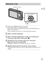 Preview for 13 page of Sony Cyber-shot DSC-W690 Instruction Manual