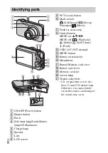 Preview for 8 page of Sony Cyber-shot DSC-W710 Instruction & Operation Manual