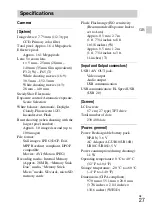 Preview for 27 page of Sony Cyber-shot DSC-W710 Instruction & Operation Manual