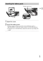 Preview for 9 page of Sony Cyber-shot DSC-W730 Instruction & Operation Manual