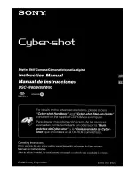 Preview for 1 page of Sony Cyber-shot DSC-W80 Instruction Manual