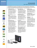 Preview for 1 page of Sony Cyber-shot DSC-W80HDPR Specifications