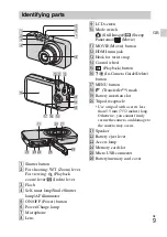 Preview for 9 page of Sony Cyber-shot DSC-WX100 Instruction Manual