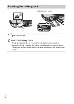 Preview for 10 page of Sony Cyber-shot DSC-WX100 Instruction Manual