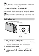 Preview for 16 page of Sony Cyber-shot DSC-WX100 Instruction Manual