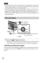 Preview for 18 page of Sony Cyber-shot DSC-WX100 Instruction Manual