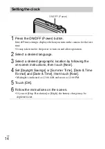 Preview for 14 page of Sony Cyber-Shot DSC-WX170 Instruction Manual