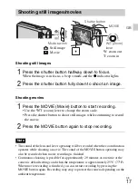 Предварительный просмотр 17 страницы Sony Cyber-shot DSC-WX50 Instruction Manual