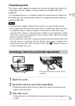 Предварительный просмотр 13 страницы Sony Cyber-shot DSC-WX7 Instruction Manual