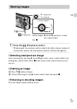 Предварительный просмотр 17 страницы Sony Cyber-shot DSC-WX7 Instruction Manual