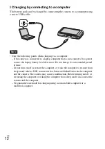 Предварительный просмотр 12 страницы Sony Cyber-shot DSC-WX70 Instruction Manual