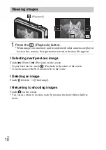 Предварительный просмотр 18 страницы Sony Cyber-shot DSC-WX70 Instruction Manual