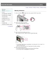 Предварительный просмотр 31 страницы Sony Cyber-shot DSCH90S User Manual