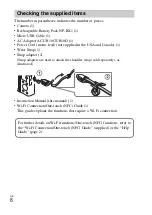 Предварительный просмотр 8 страницы Sony Cyber-shot DSCRX100M3G Instruction Manual