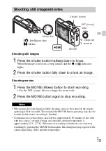 Предварительный просмотр 19 страницы Sony Cyber-shot DSCRX100M3G Instruction Manual