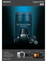 Sony Cyber-shot H3 Brochure & Specs preview