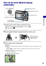 Предварительный просмотр 19 страницы Sony CYBER-SHOT S700 (French) Manual Pratique