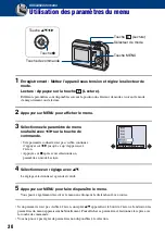 Предварительный просмотр 30 страницы Sony CYBER-SHOT S700 (French) Manual Pratique