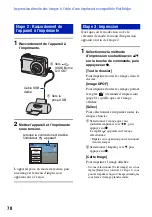 Предварительный просмотр 78 страницы Sony CYBER-SHOT S700 (French) Manual Pratique