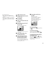 Preview for 6 page of Sony Cybershot,Cyber-shot DSC-T1 Printing Manual