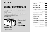 Preview for 1 page of Sony Cybershot,Cyber-shot DSC-T33 Operating Instructions Manual