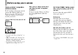 Preview for 6 page of Sony Cybershot,Cyber-shot DSC-T33 Operating Instructions Manual