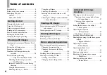 Preview for 8 page of Sony Cybershot,Cyber-shot DSC-T33 Operating Instructions Manual