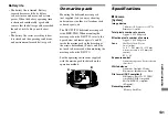 Preview for 131 page of Sony Cybershot,Cyber-shot DSC-T33 Operating Instructions Manual