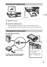 Предварительный просмотр 9 страницы Sony Cybershot,cyber-shot dsc-wx10 Instruction Manual