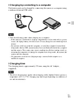 Предварительный просмотр 11 страницы Sony Cybershot,cyber-shot dsc-wx10 Instruction Manual