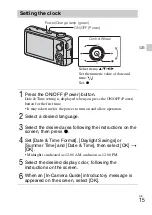 Предварительный просмотр 15 страницы Sony Cybershot,cyber-shot dsc-wx10 Instruction Manual