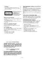 Предварительный просмотр 2 страницы Sony D-151C Service Manual