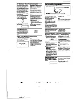 Предварительный просмотр 4 страницы Sony D-231 Operating Instructions Manual