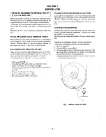 Предварительный просмотр 4 страницы Sony D-263 Service Manual