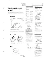 Предварительный просмотр 5 страницы Sony D-263 Service Manual