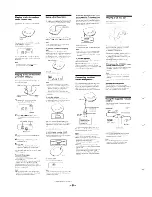 Предварительный просмотр 6 страницы Sony D-263 Service Manual