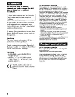 Preview for 2 page of Sony D-CS901 - Portable Cd Player Operating Instructions Manual